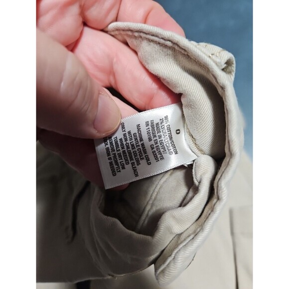Aeropostale Womens Pants Size 0  Tan Stretch Straight Khaki - Picture 4 of 7